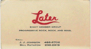 Later Card